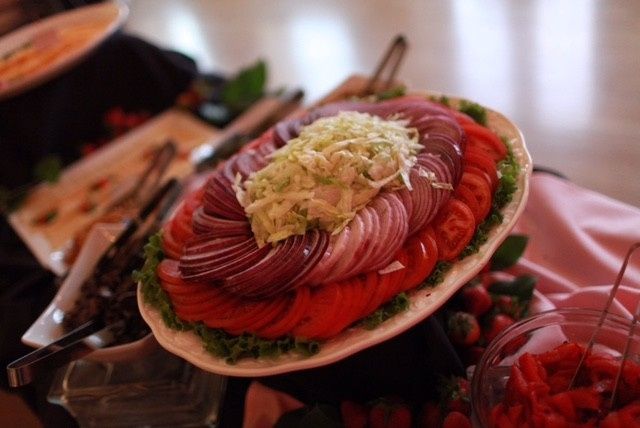 what was or going to your wedding menu.