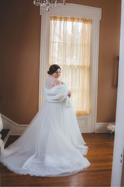 To all my plus size brides lets see how well u rocked your dress!!