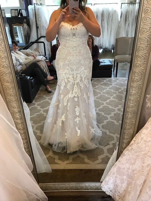 front of the dress love the "illusion" deep V