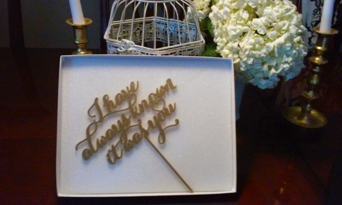Let's see some cake toppers!