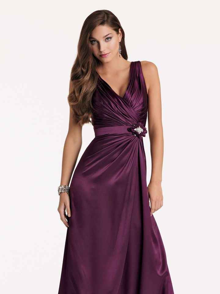 anyone else out there with purple bridesmaid dresses?!