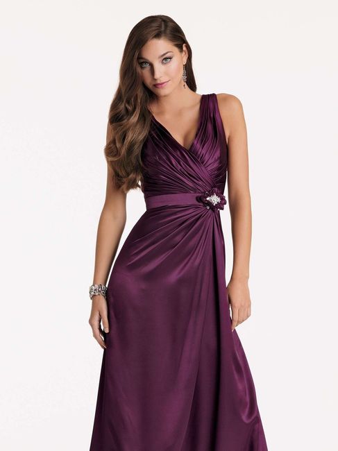 anyone else out there with purple bridesmaid dresses?!