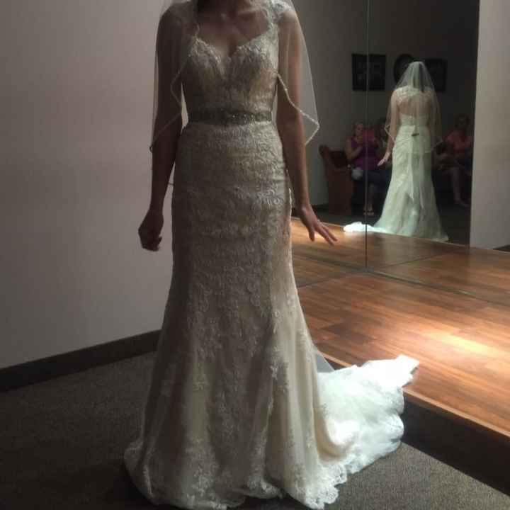 Let's show off our dresses.