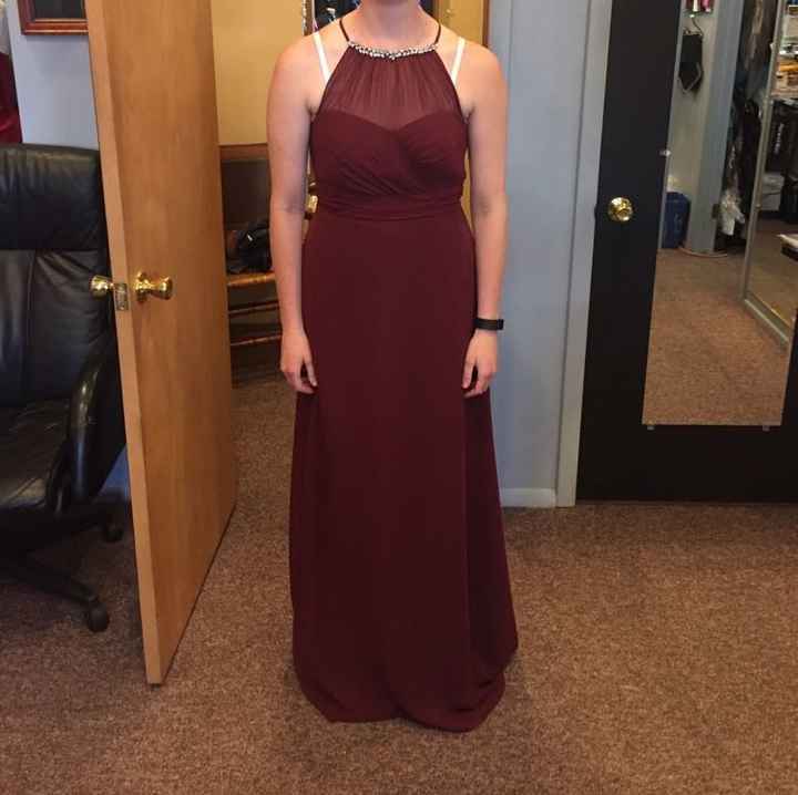 Burgundy Bridesmaids