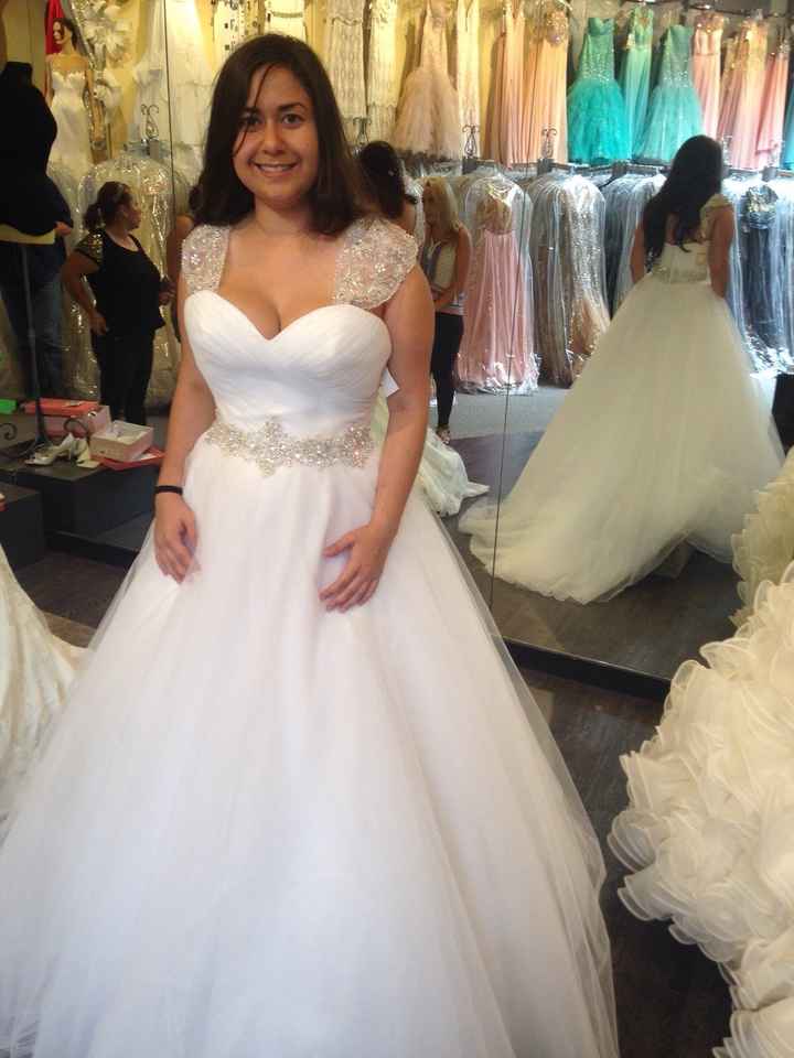SAID YES TO THE DRESS!