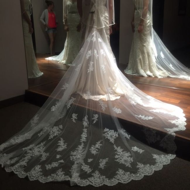 Let's show off our dresses.