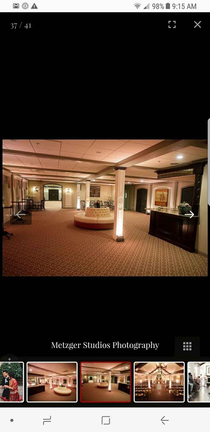 Cocktail hour tables