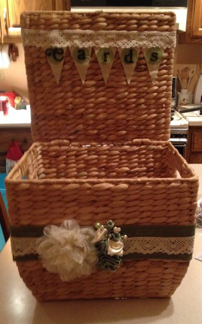 wedding card box ideas
