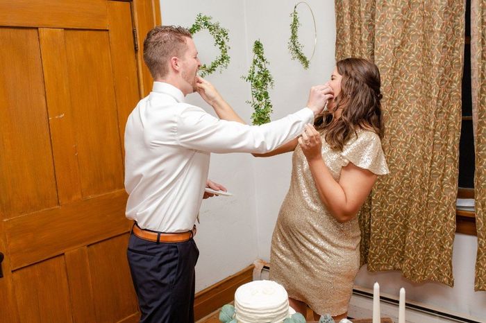 he hit me harder- but I got more icing on him ;) 