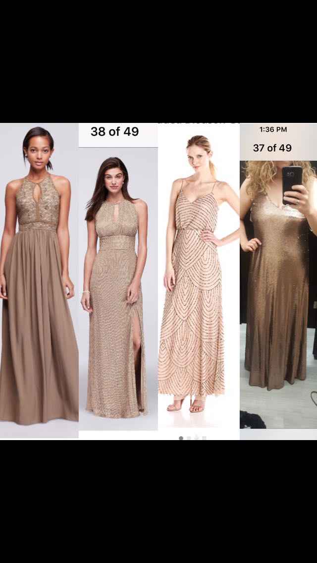 sos bridesmaids dress - 1