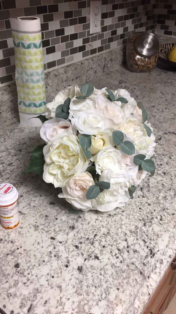 Trial diy Bridesmaids bouquets.... - 1
