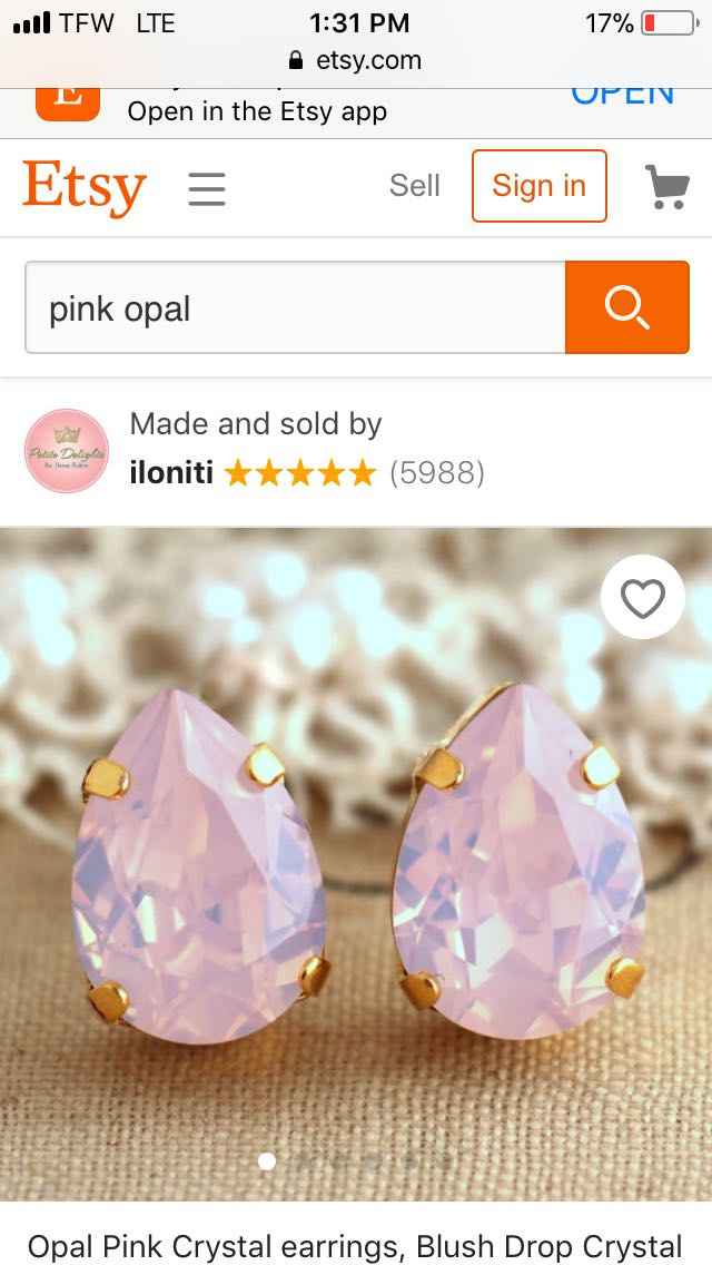 Which stone should go in my earring? - 1