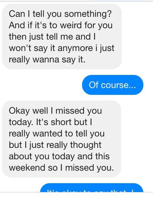 Share your sweet texts? - 1