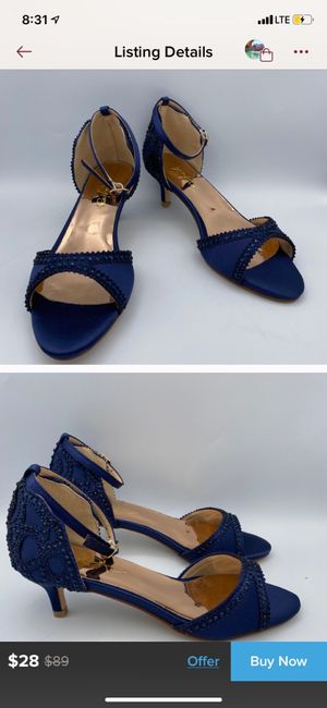 Comfortable shoes for the big day 1