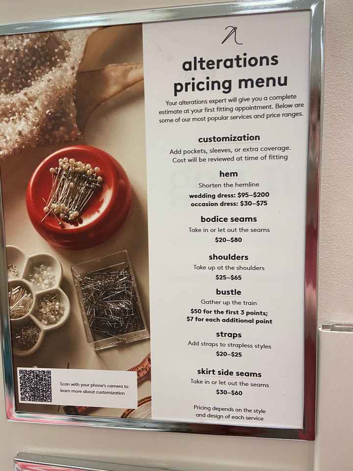 Alterations at David's Bridal - 1