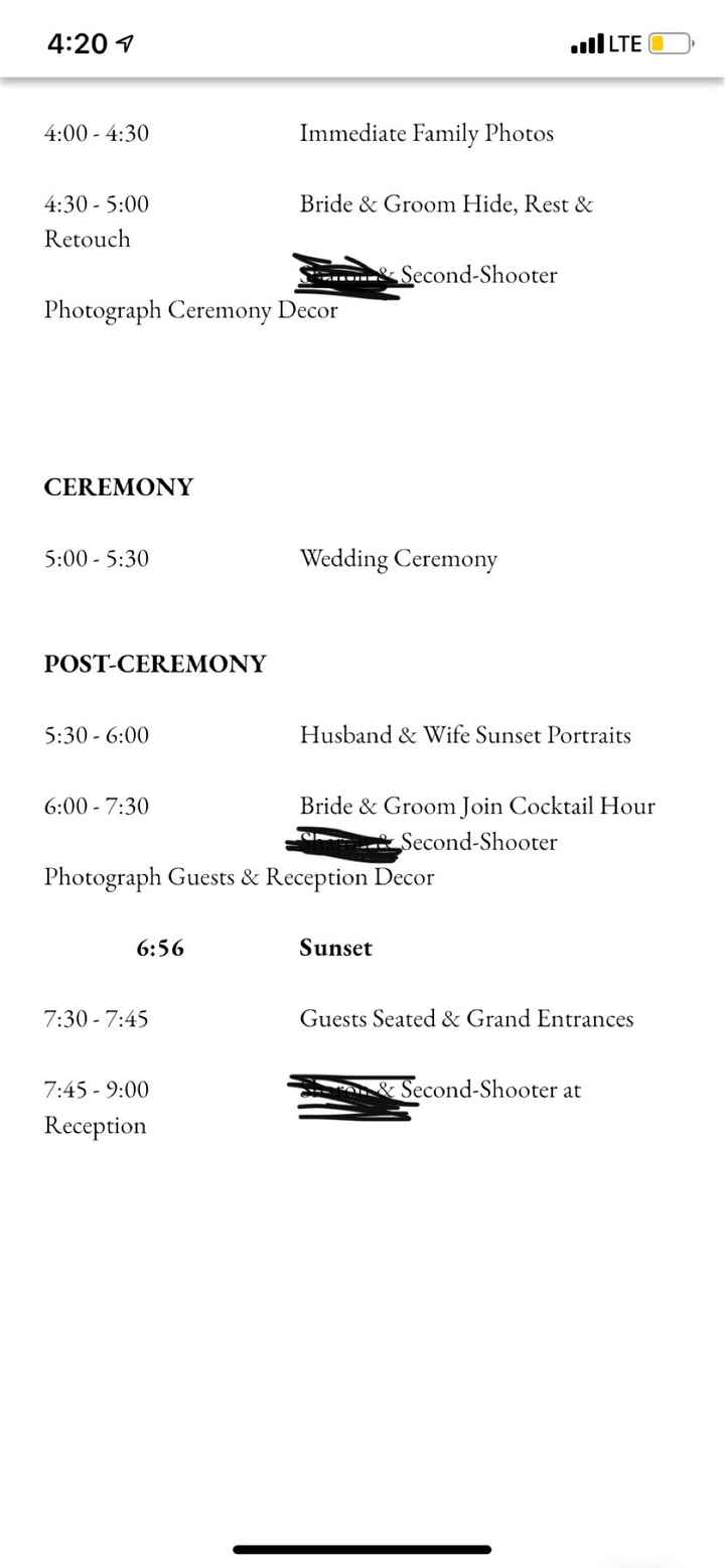 Weird timeline from photographer - 1