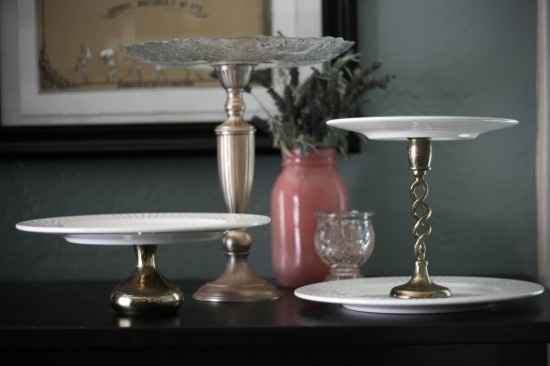 cheaper alternatives to cake stands?