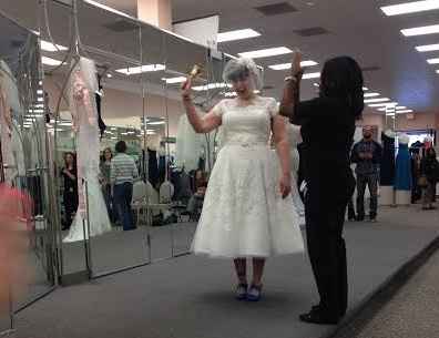 Show me your Davids Bridal dresses:)