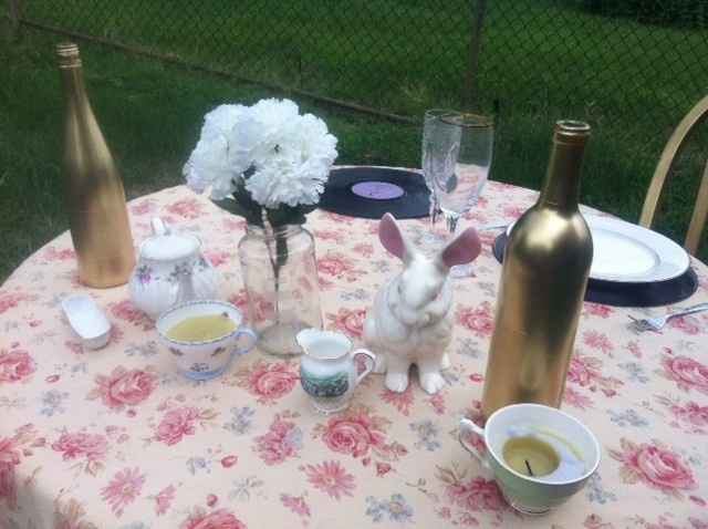 Mock centerpieces & sweetheart table PICS!!!