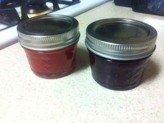 Started making our favors today - Homemade Jam!
