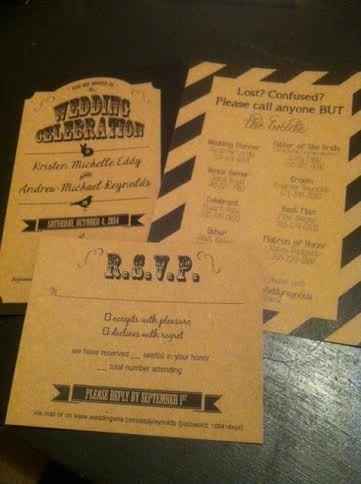 Got my invitations back from the printer's!!!