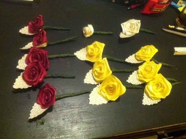 Finished ALL of my DIY boutonnieres!!! (pics)