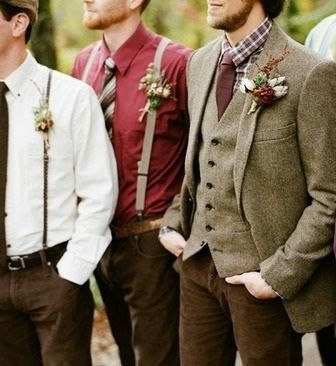 What will your men be wearing?