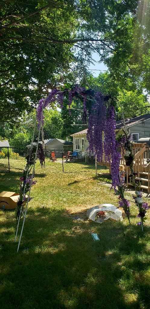 Made my own arbor. - 1