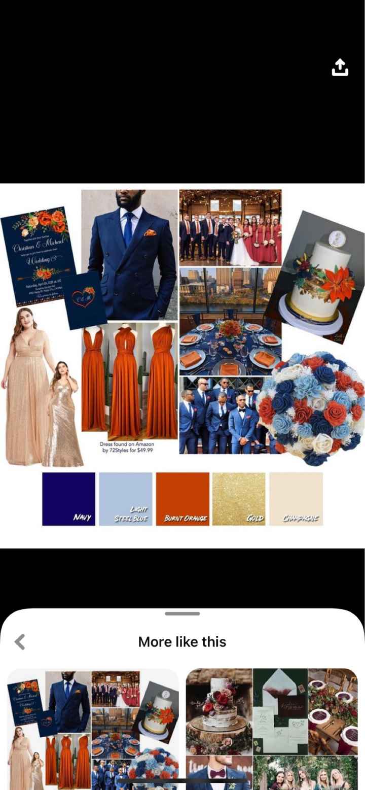 What are y’all’s wedding colors?!! - 1