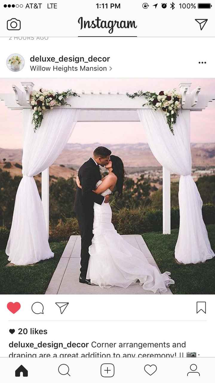 What does your ceremony aisle look like?