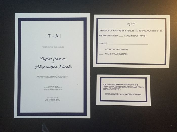 People who did DIY invitations