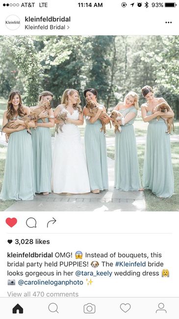 Alternatives to Bridesmaids with bouquets
