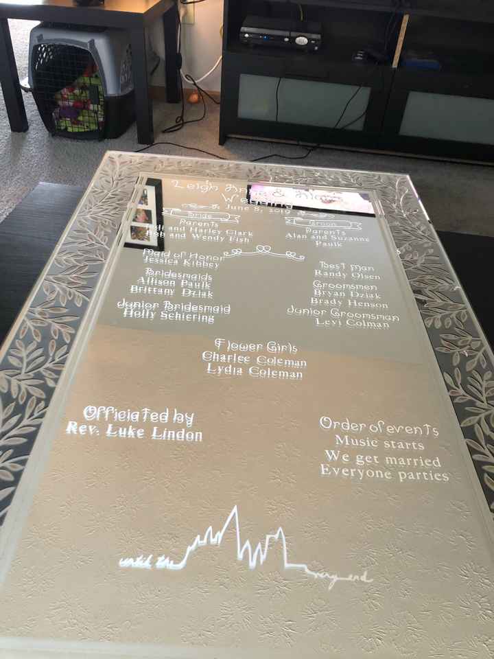 Wedding program - 1
