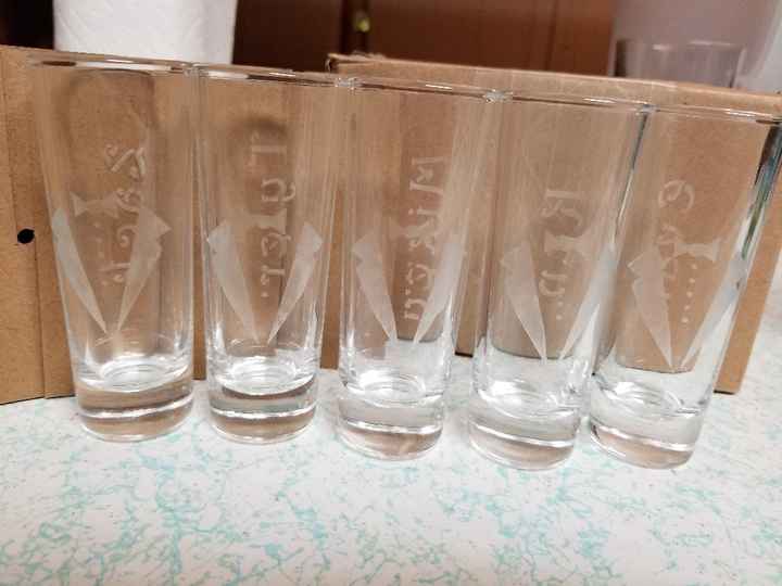 diy Bridal Party Gifts -shot Glasses - 2