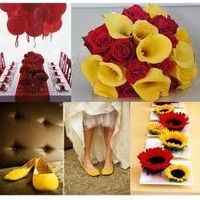 What color goes with pale canary yellow?