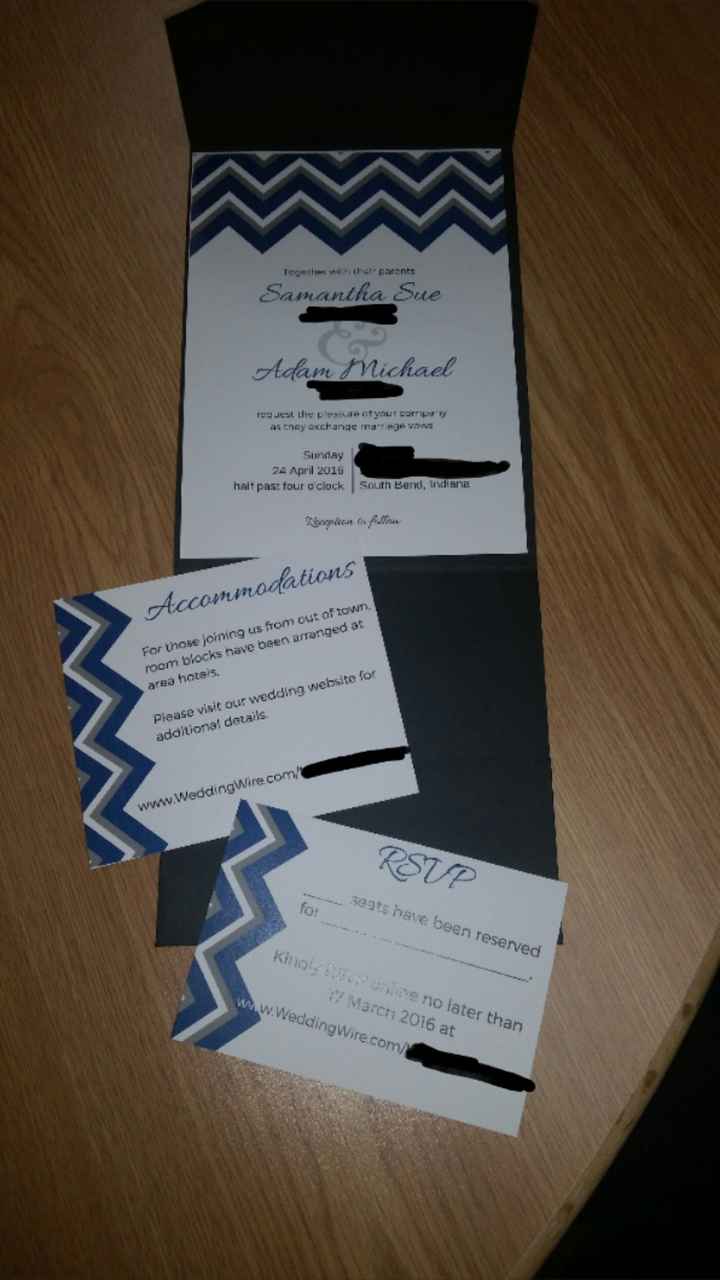 Well, shoot! (invitation issue - minor, but annoying)