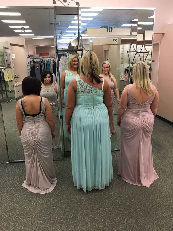 Says yes to bridesmaids-dresses