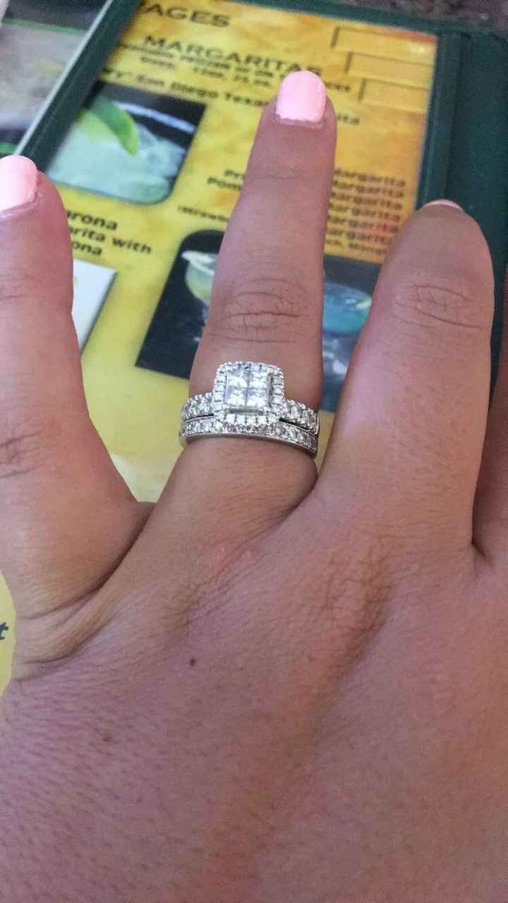 Got our wedding bands!!!!