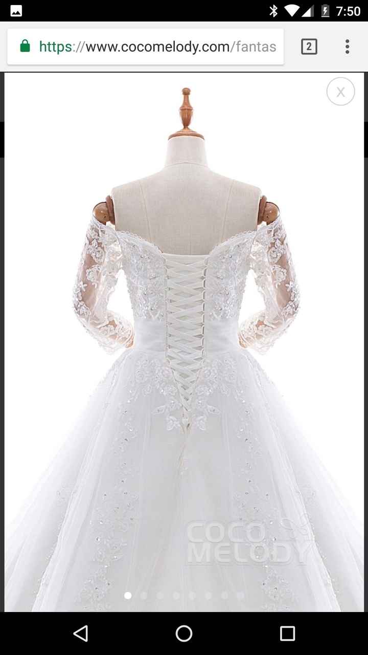 Has any used cocomelody for their wedding dress