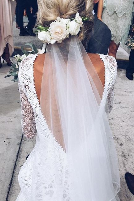 No veil? Show me what you wore for your headpiece! 6