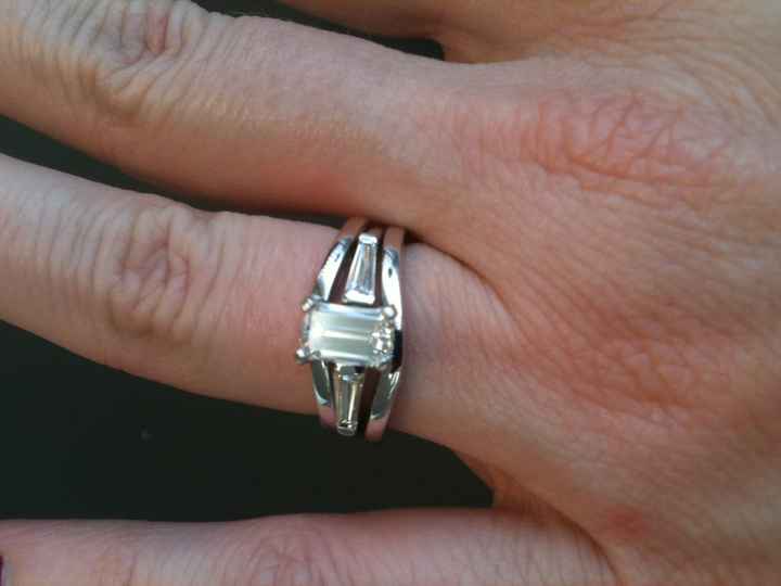 Got my rings back- soldered- pic :)