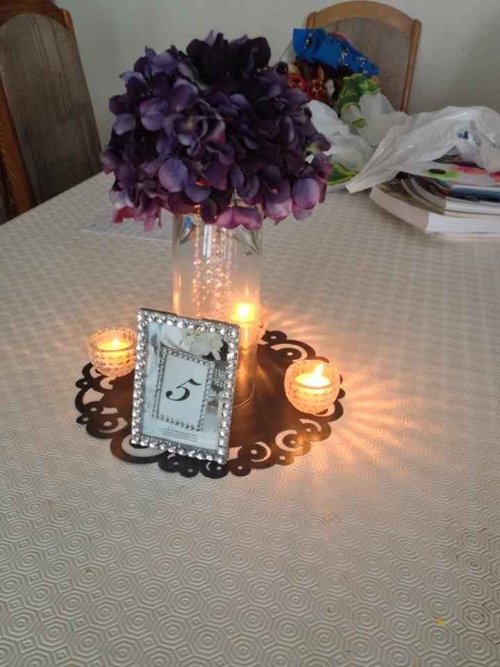 My DIY Table numbers! :D