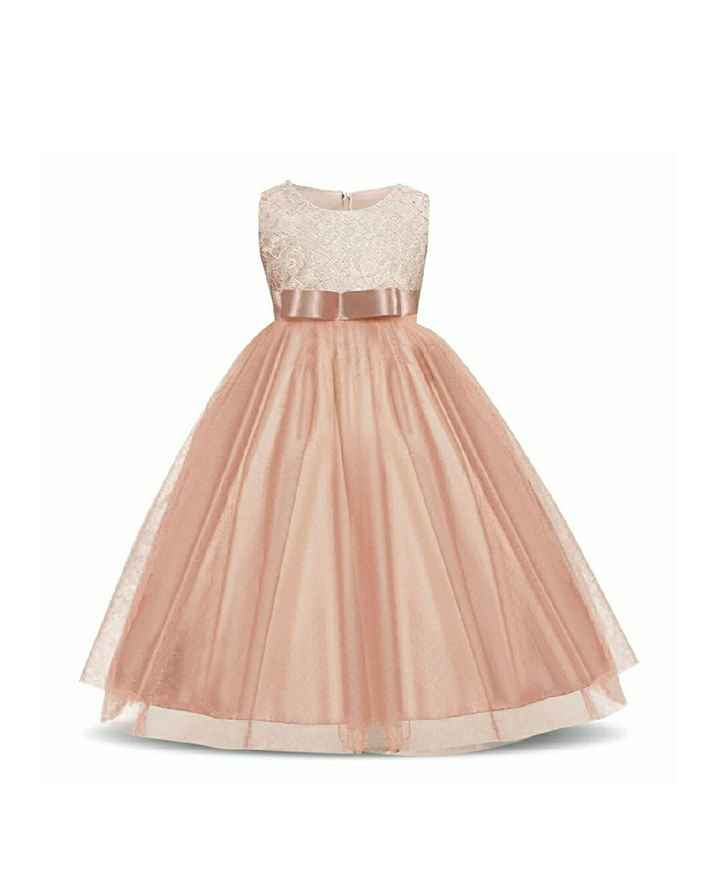 Colorful flower girl dresses