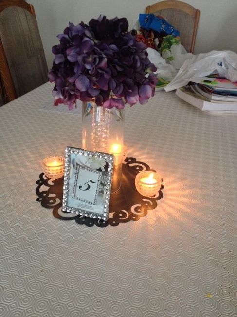 My DIY Table numbers! :D