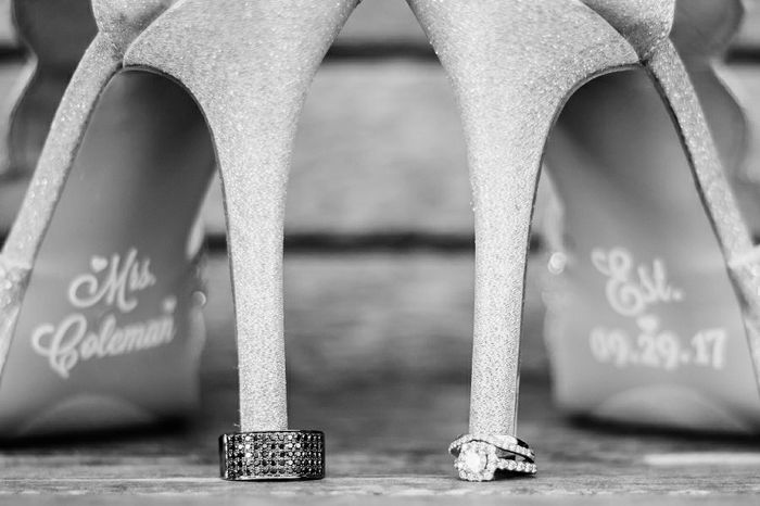 Wedding rings! Let's see them!