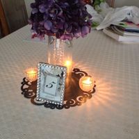 My DIY Table numbers! :D