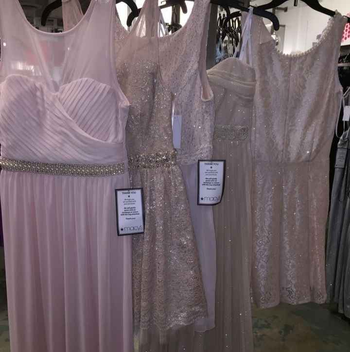 Bridesmaid dresses!