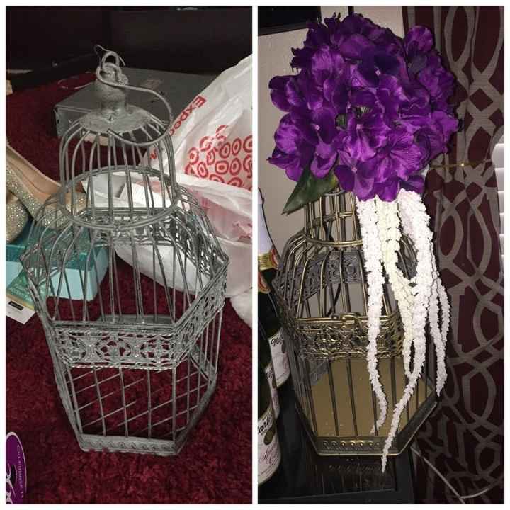 Show me your decorated birdcage/card holder