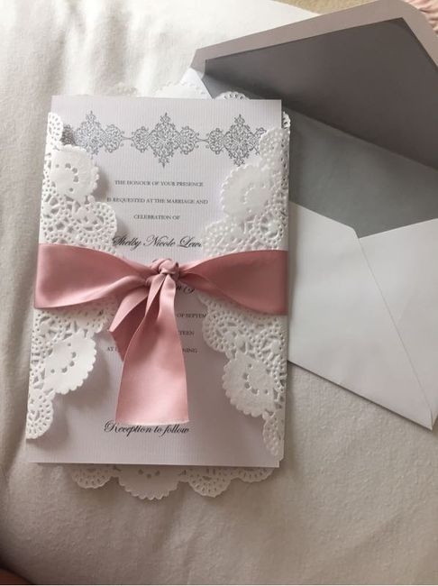 Finishing up on the Invites!