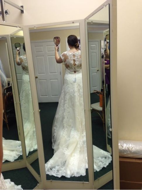 Wedding dress struggle